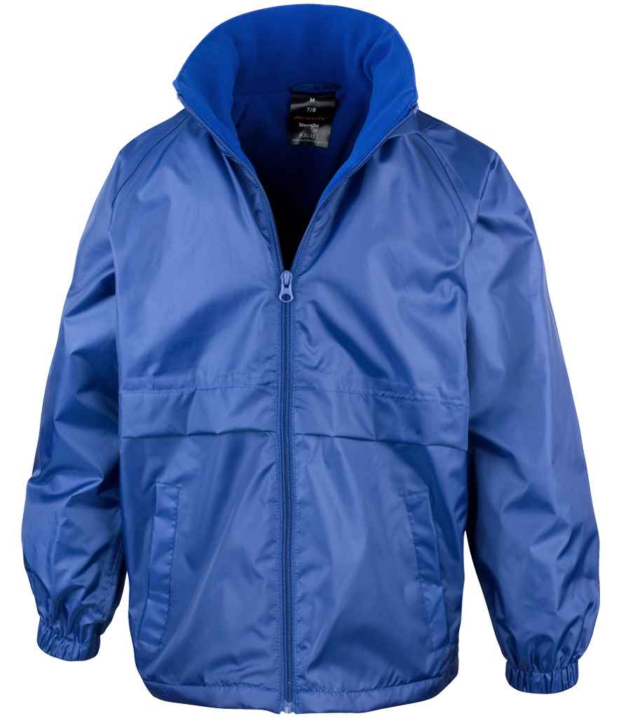 Result Core Kids Micro Fleece Lined Jacket | Royal Blue