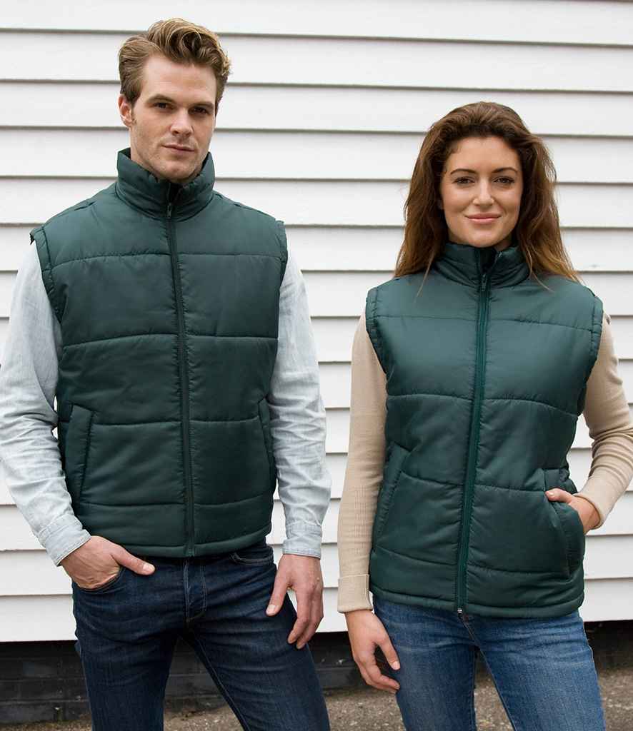 Result Core Padded Bodywarmer | Bottle Green