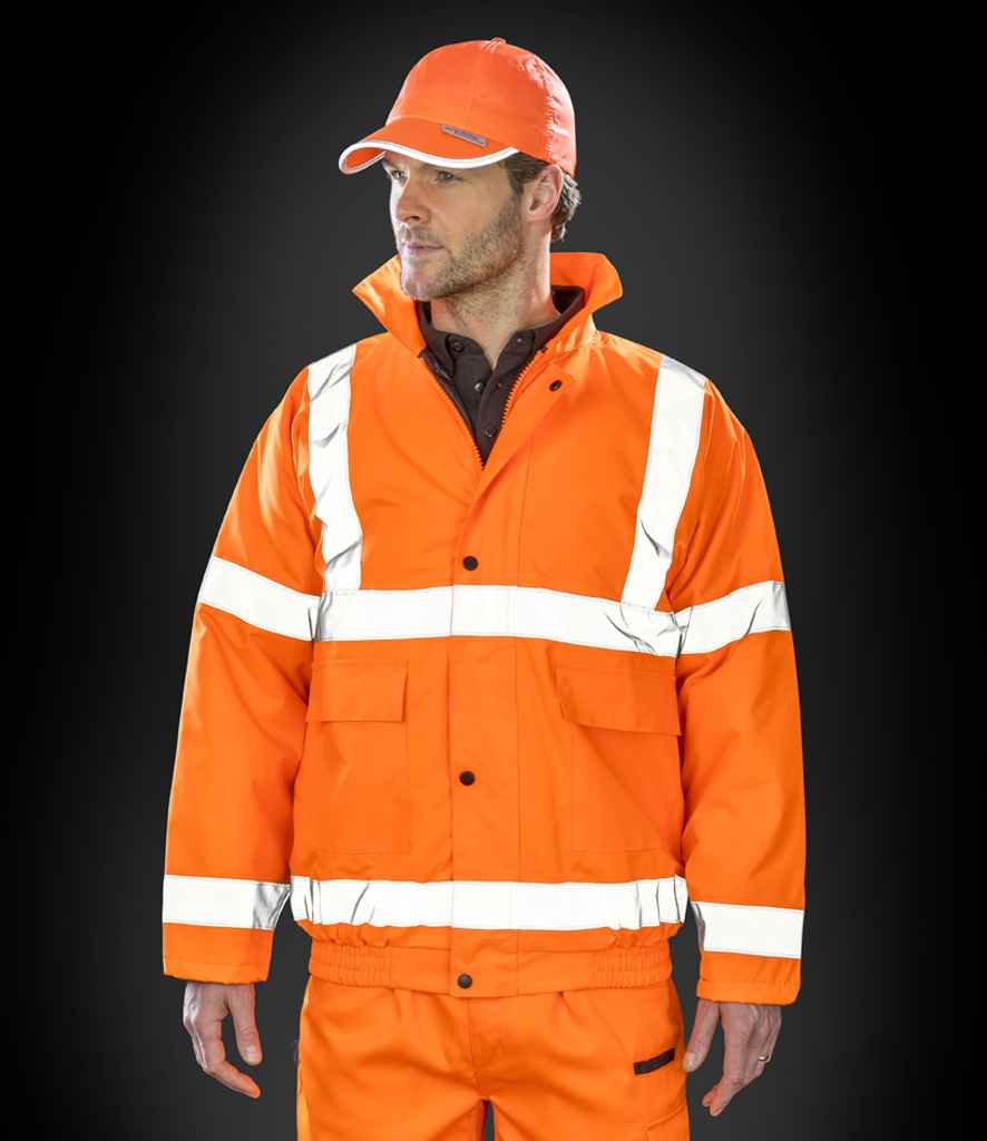 Result Core Hi-Vis Winter Blouson Jacket | Fluorescent Orange