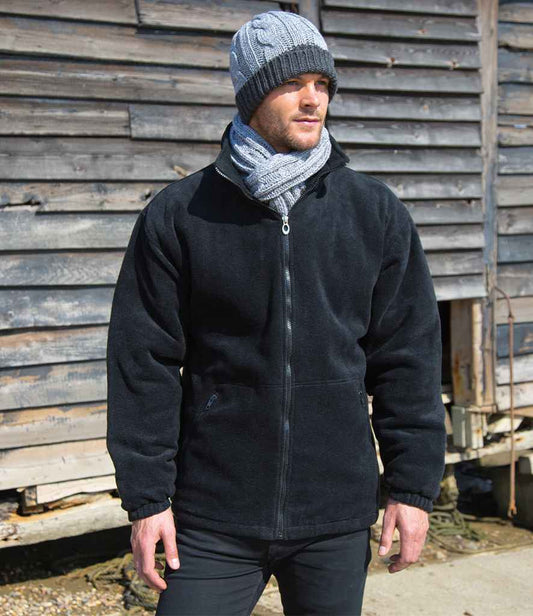 Result Core Polartherm™ Quilted Winter Fleece Jacket | Black