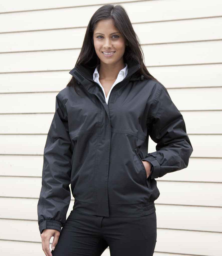 Result Recycled Ladies Channel Jacket | Black