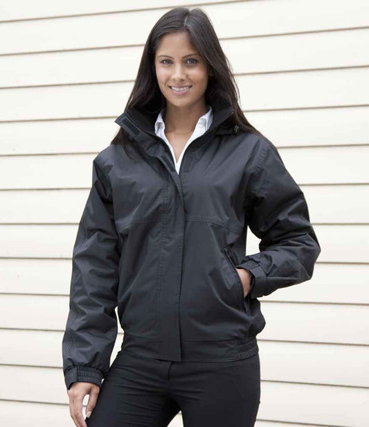 Result Recycled Ladies Channel Jacket | Black