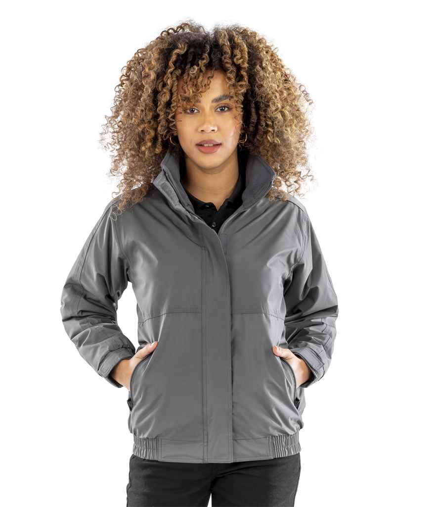Result Recycled Ladies Channel Jacket | Grey