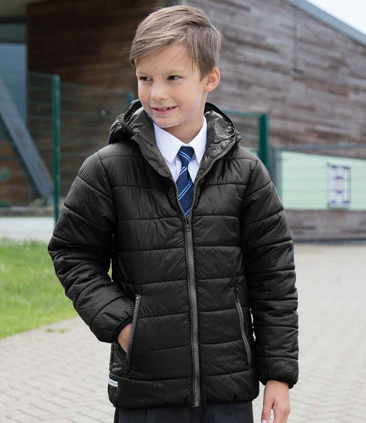 Result Core Kids Padded Jacket | Black/Black
