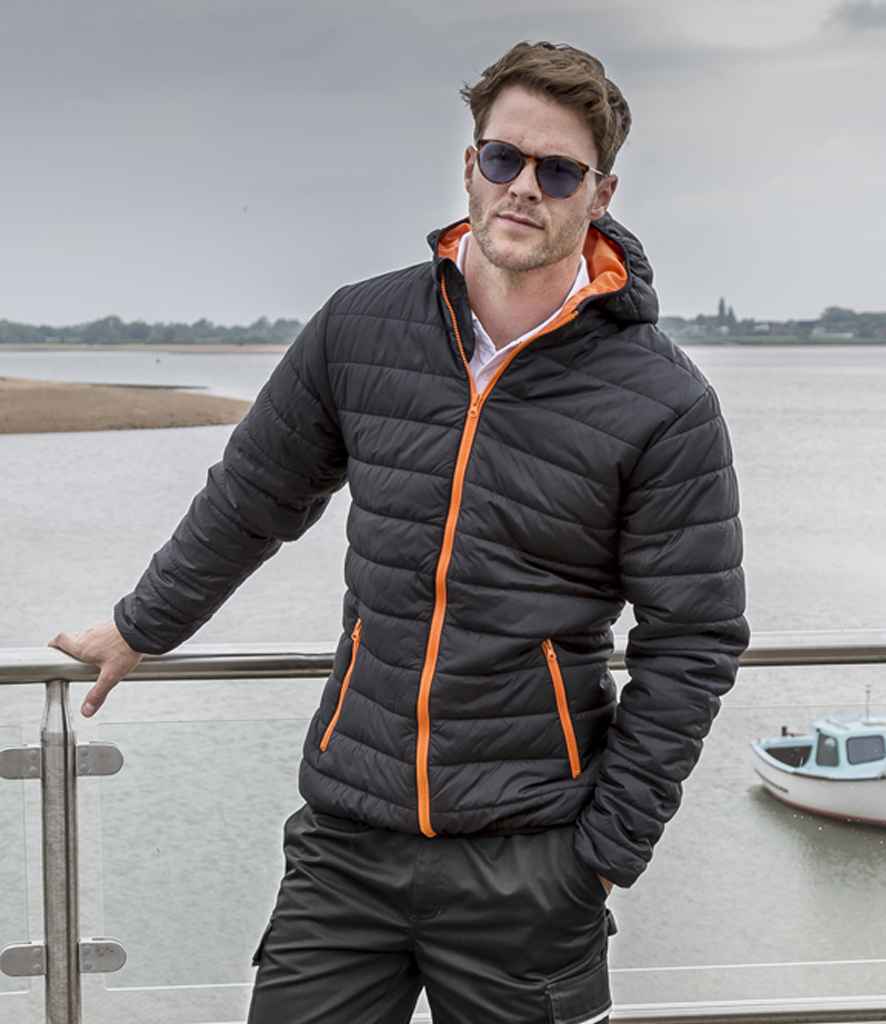 Result Core Soft Padded Jacket | Black/Orange
