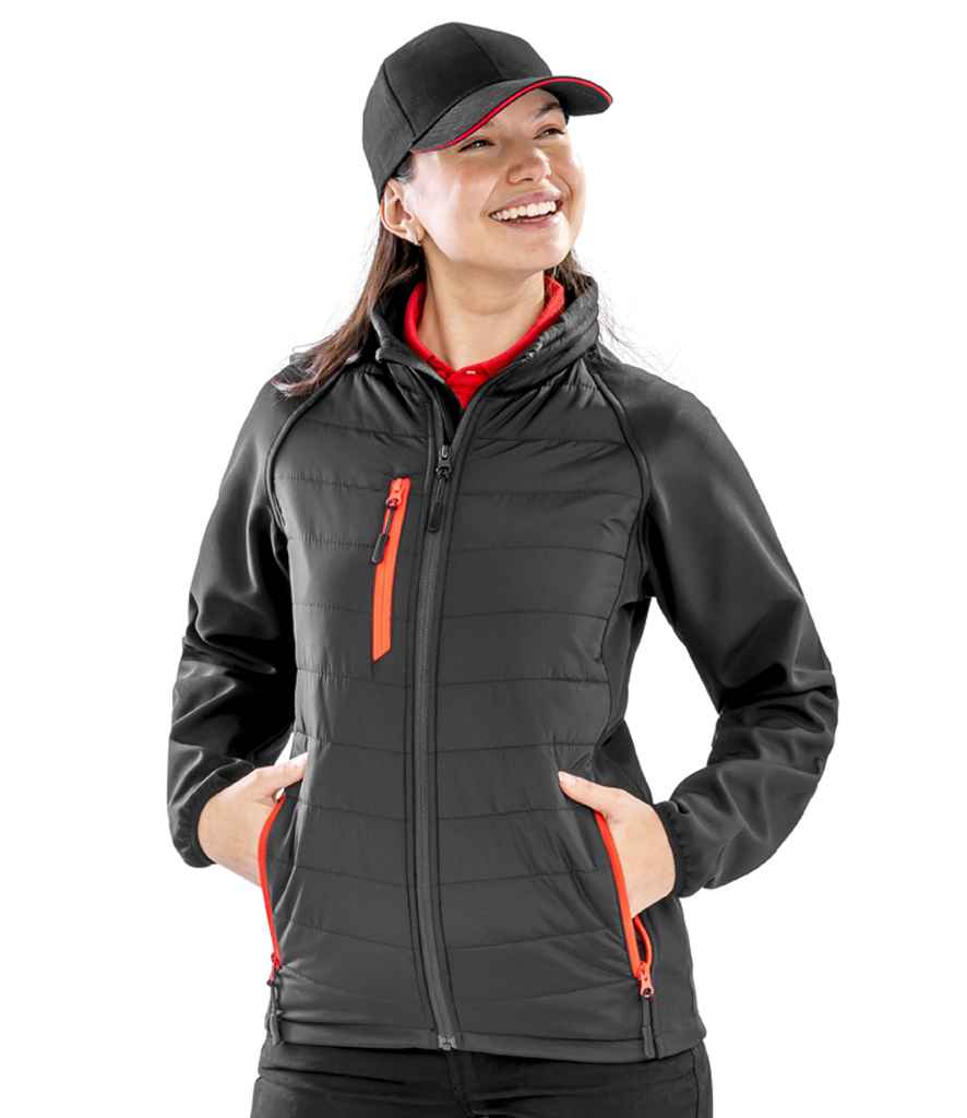 Result Recycled Compass Padded Jacket | Black/Red