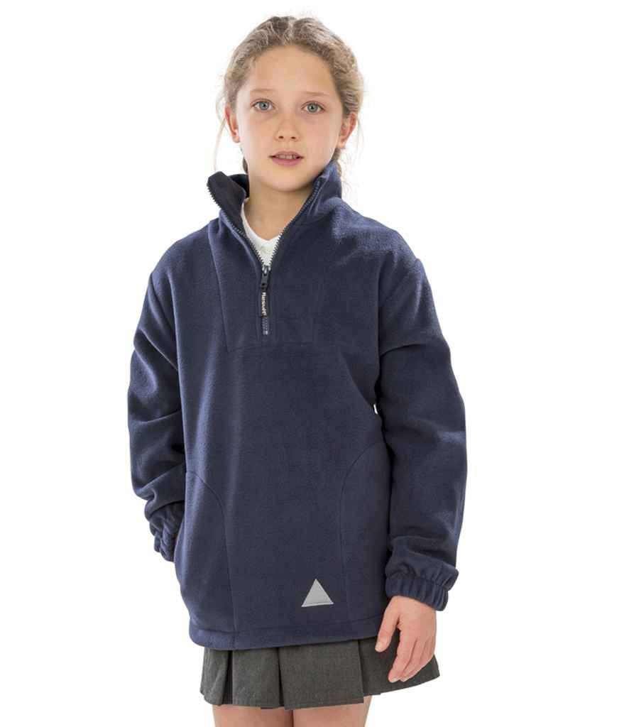 Result Kids/Youths Zip Neck Polartherm™ Fleece | Navy