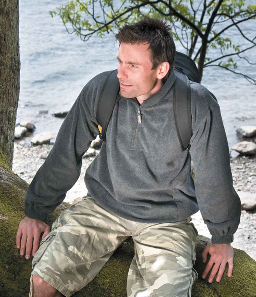 Result Polartherm™ Zip Neck Fleece | Oxford Grey
