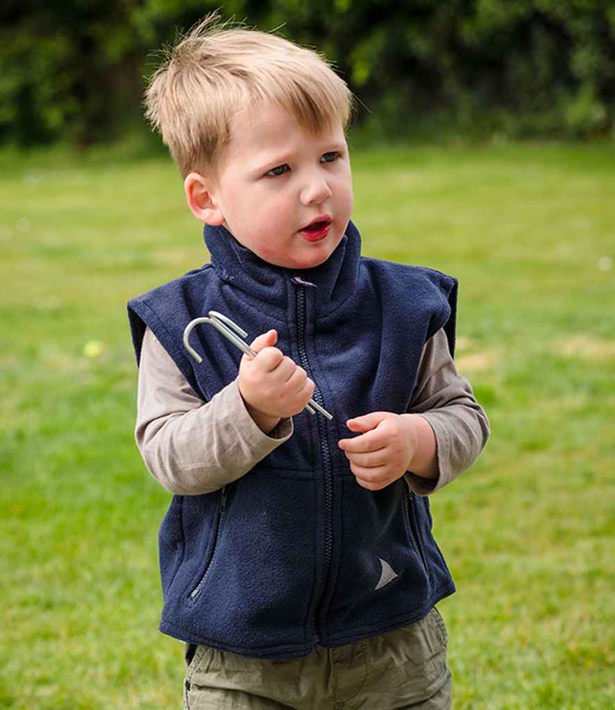 Result Kids/Youths Polartherm™ Fleece Bodywarmer | Navy