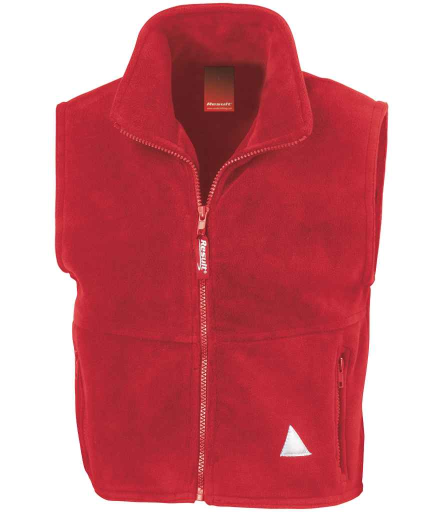 Result Kids/Youths Polartherm™ Fleece Bodywarmer | Red