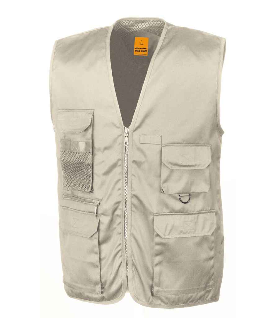 Result Work-Guard Safari Waistcoat | Camel