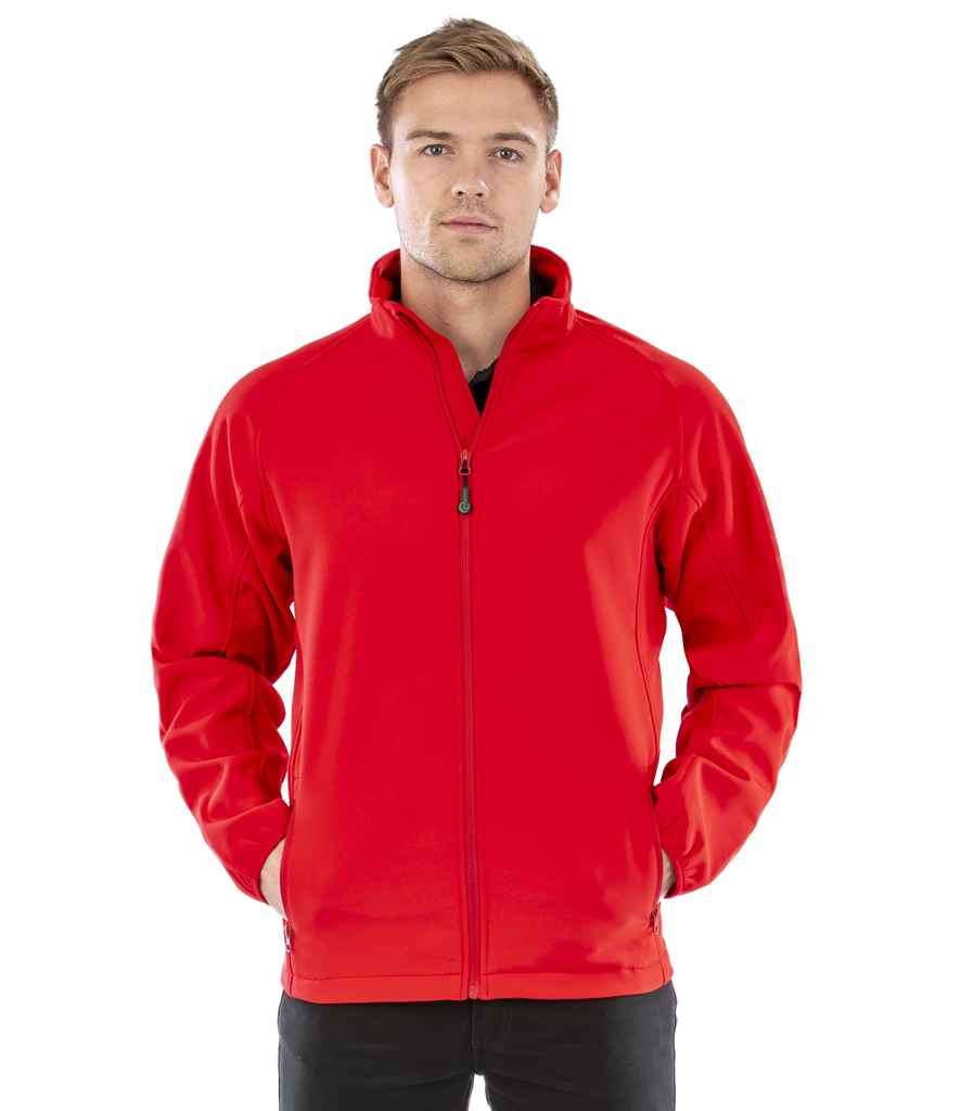 Result Recycled Printable Soft Shell Jacket | Red