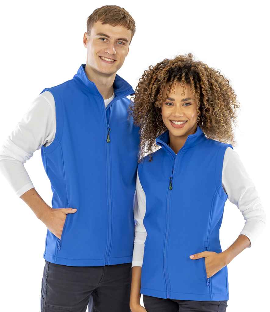 Result Recycled Ladies Printable Soft Shell Bodywarmer | Royal Blue