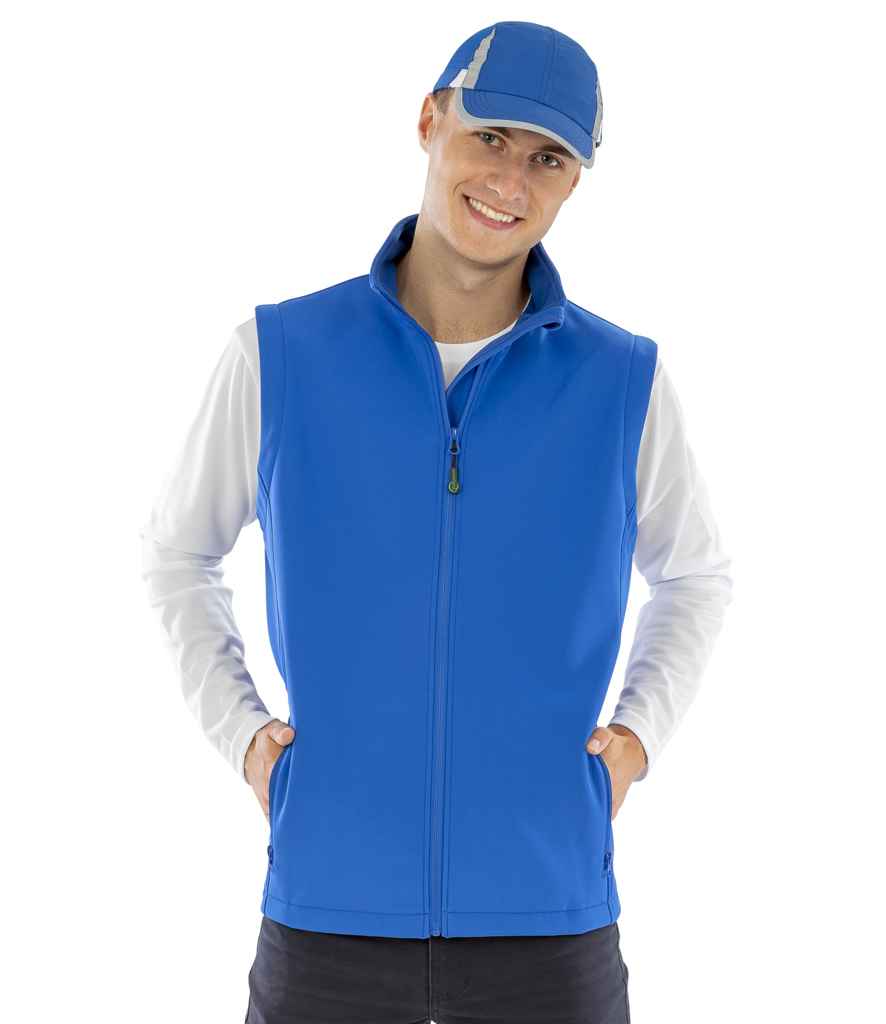 Result Recycled Printable Soft Shell Bodywarmer | Royal Blue