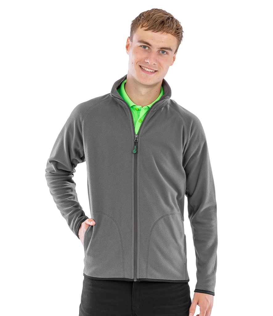 Result Recycled Micro Fleece Jacket | Grey