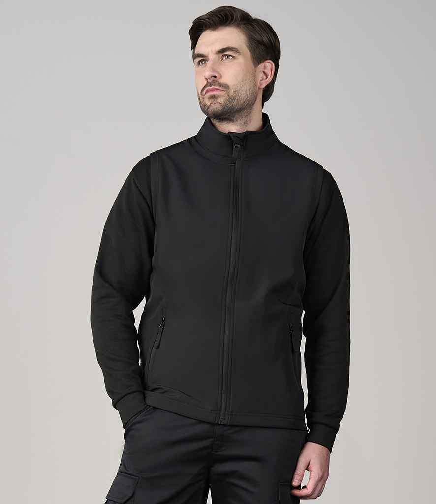 Pro RTX Pro Two Layer Soft Shell Gilet | Black