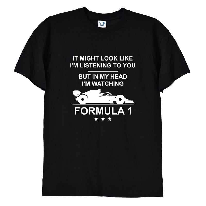 F1 Funny T-Shirt for Dads, Son's, Men into Formula 1. 