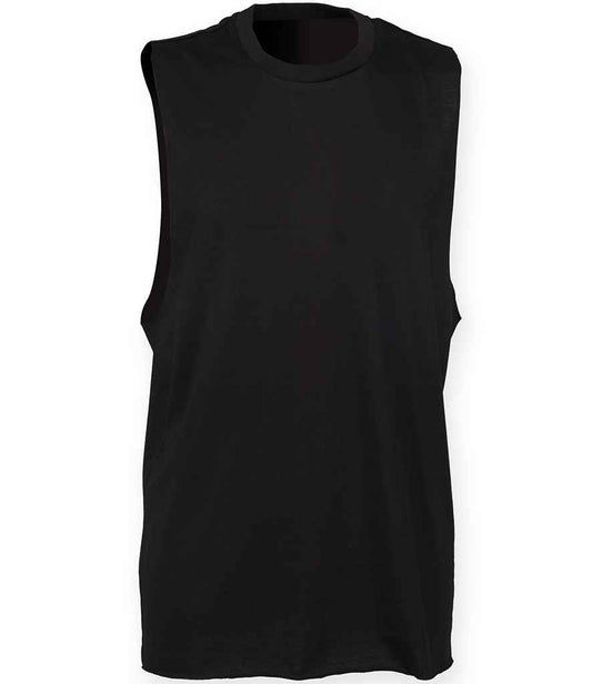 SF Clothing High Neck Vest | Black