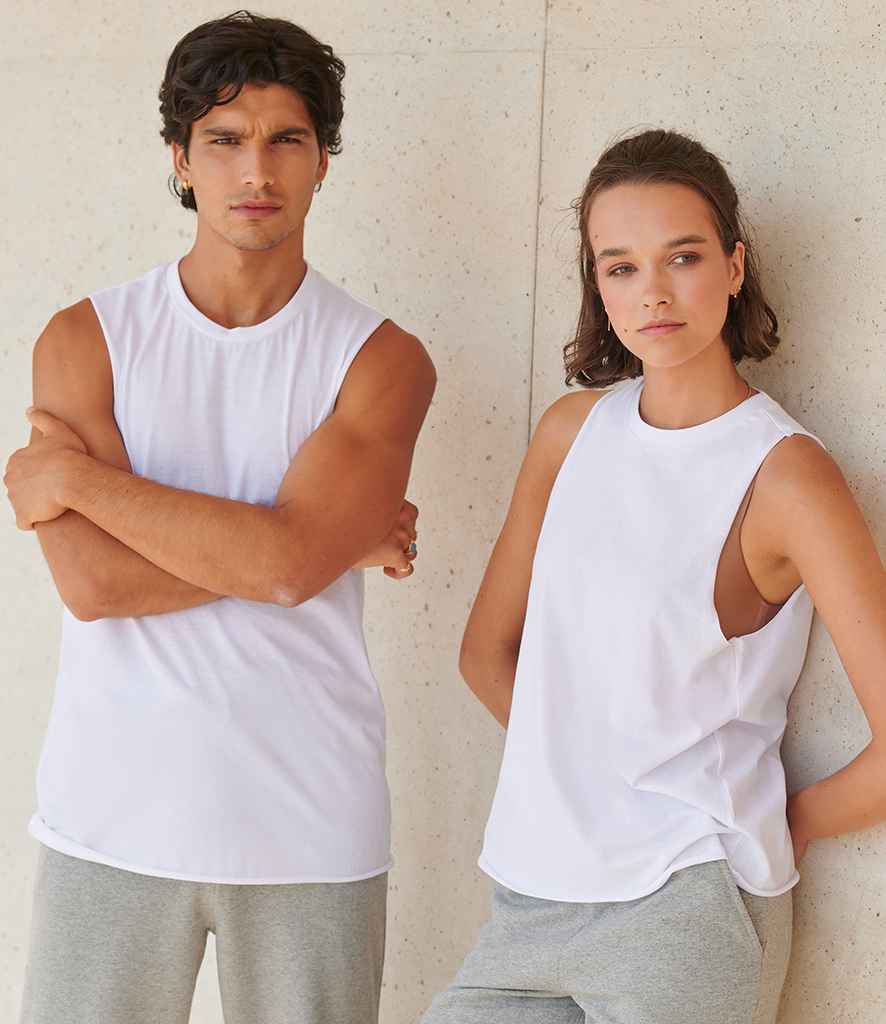 SF Clothing High Neck Vest | White