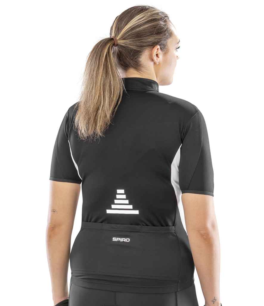 Spiro Ladies Bikewear Top | Black/White