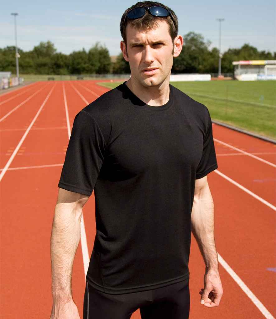 Spiro Quick Dry Performance T-Shirt | Black