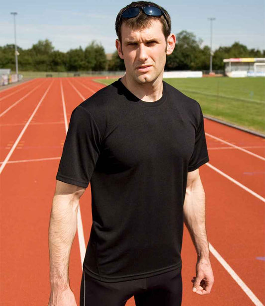 Spiro Quick Dry Performance T-Shirt | Black