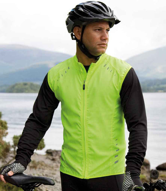 Spiro Bikewear Crosslite Gilet | Neon Lime