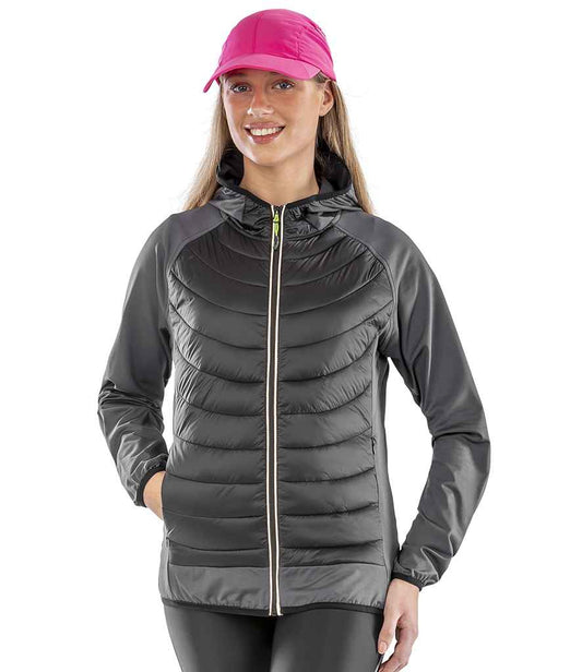 Spiro Ladies Zero Gravity Jacket | Black/Charcoal