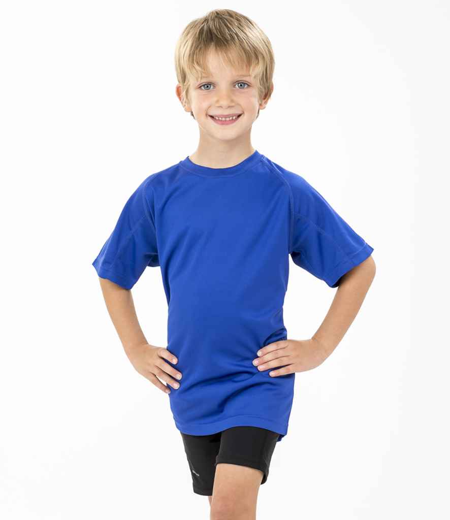 Spiro Kids Impact Performance Aircool T-Shirt | Royal Blue