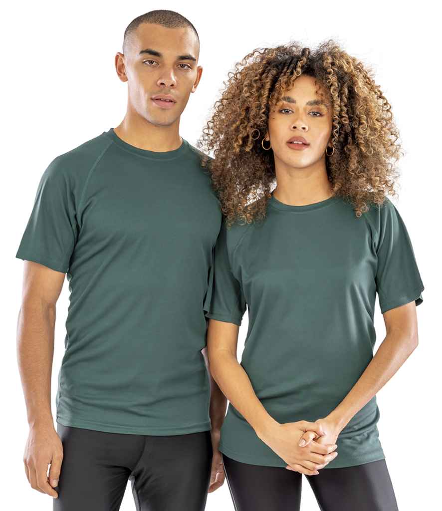 Spiro Impact Performance Aircool T-Shirt | Bottle Green