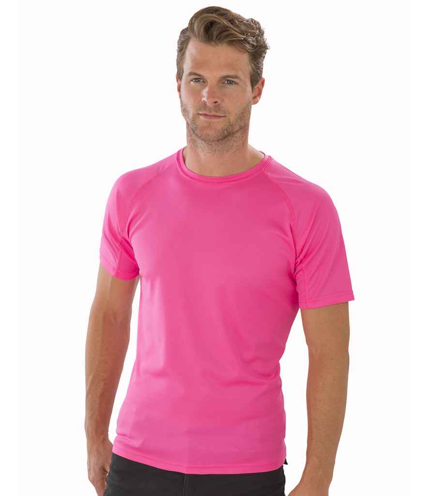 Spiro Impact Performance Aircool T-Shirt | Flo Pink