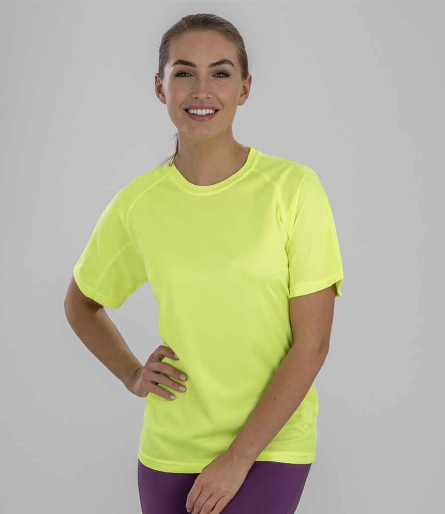 Spiro Impact Performance Aircool T-Shirt | Flo Yellow