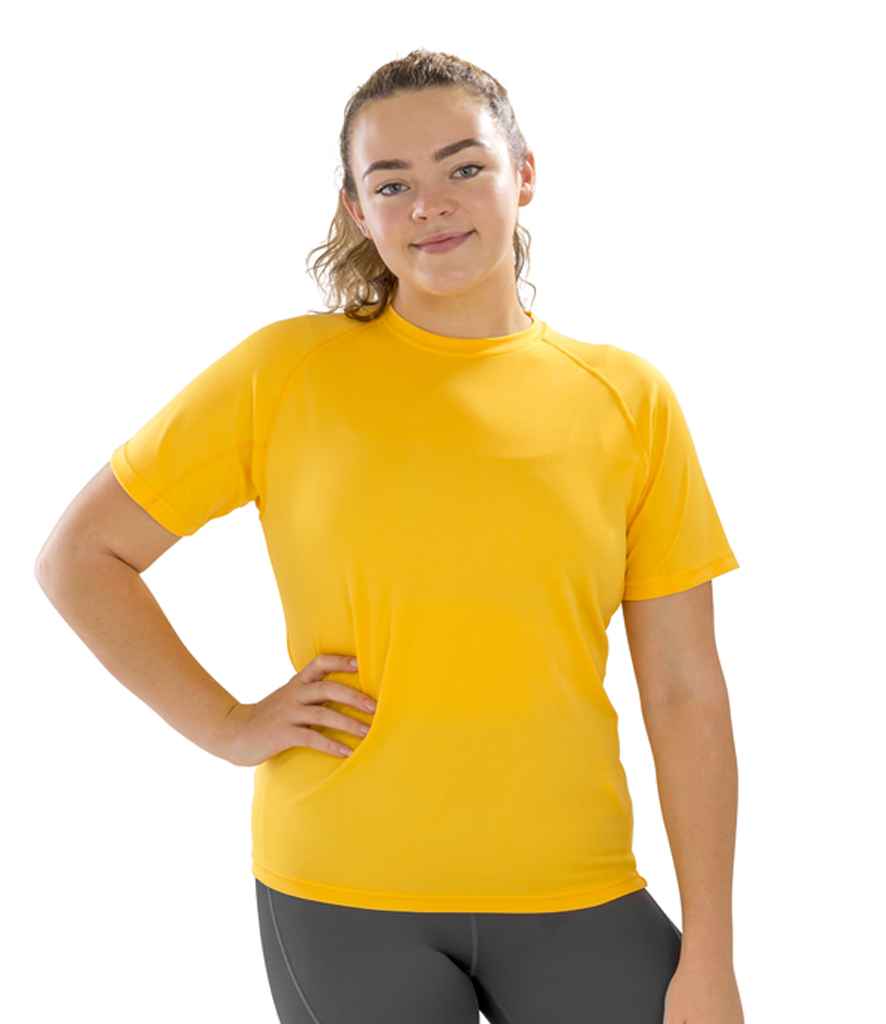 Spiro Impact Performance Aircool T-Shirt | Gold