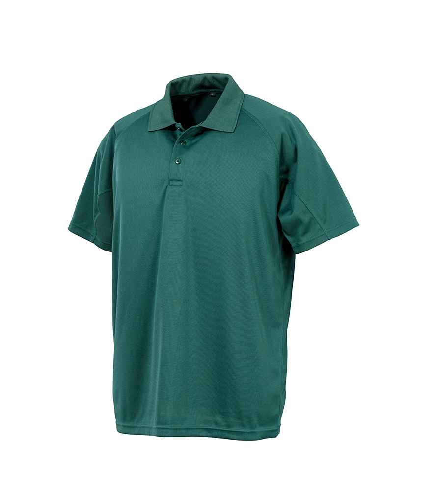 Spiro Impact Performance Aircool Polo Shirt | Bottle Green