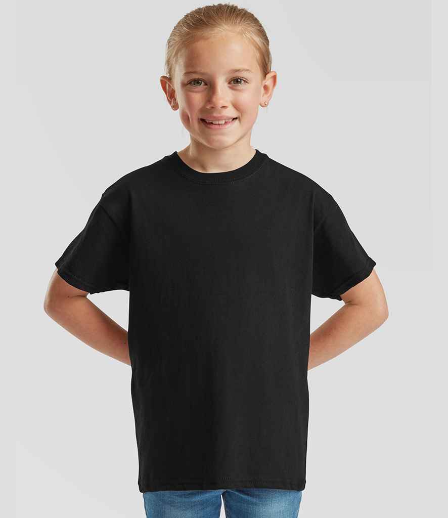 Fruit of the Loom Kids Original T-Shirt | Black
