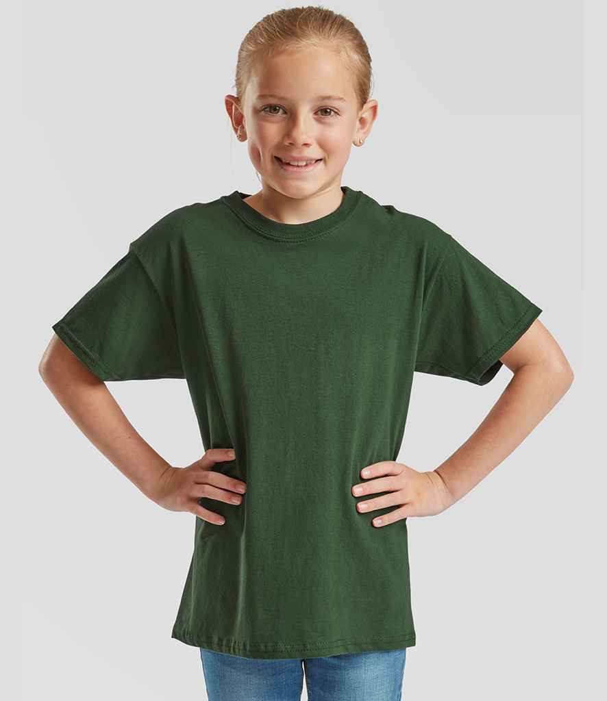 Fruit of the Loom Kids Original T-Shirt | Bottle Green