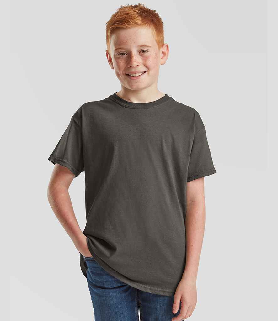 Fruit of the Loom Kids Original T-Shirt | Light Graphite