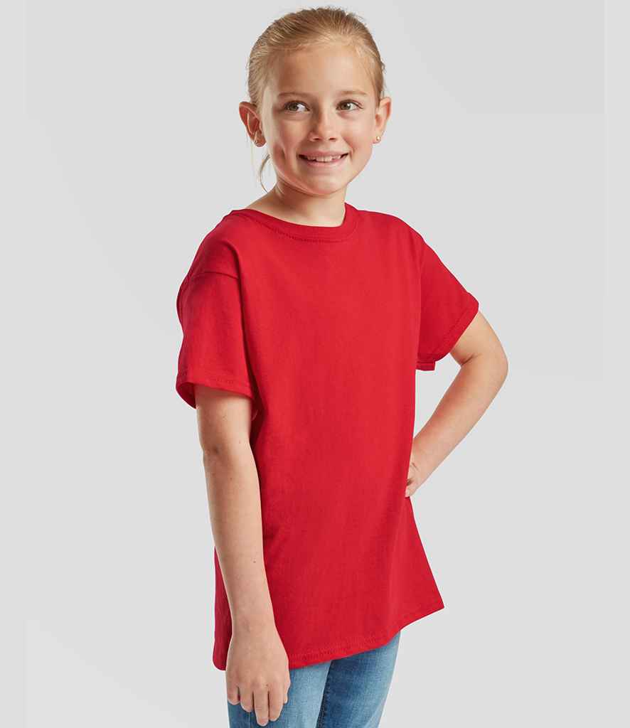 Fruit of the Loom Kids Original T-Shirt | Red