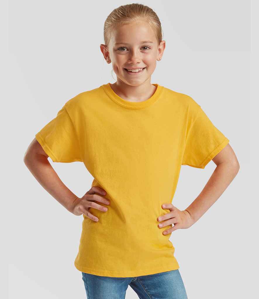 Fruit of the Loom Kids Original T-Shirt | Sunflower