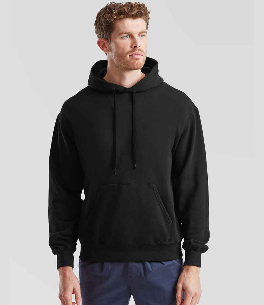 Fruit of the Loom Classic Hooded Sweatshirt | Black