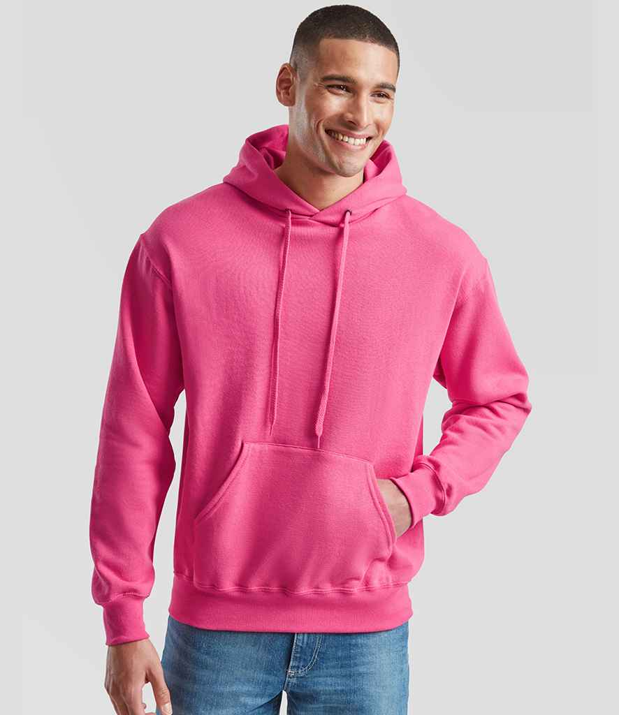 Fruit of the Loom Classic Hooded Sweatshirt | Fuchsia