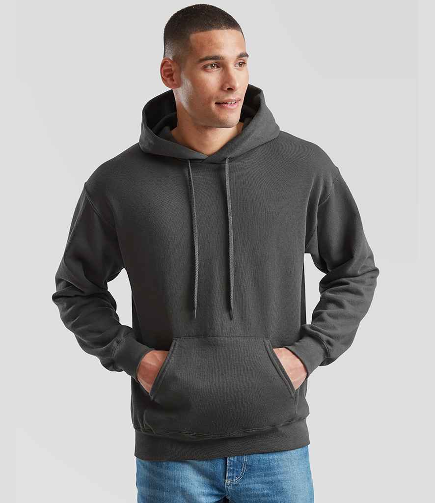 Fruit of the Loom Classic Hooded Sweatshirt | Light Graphite