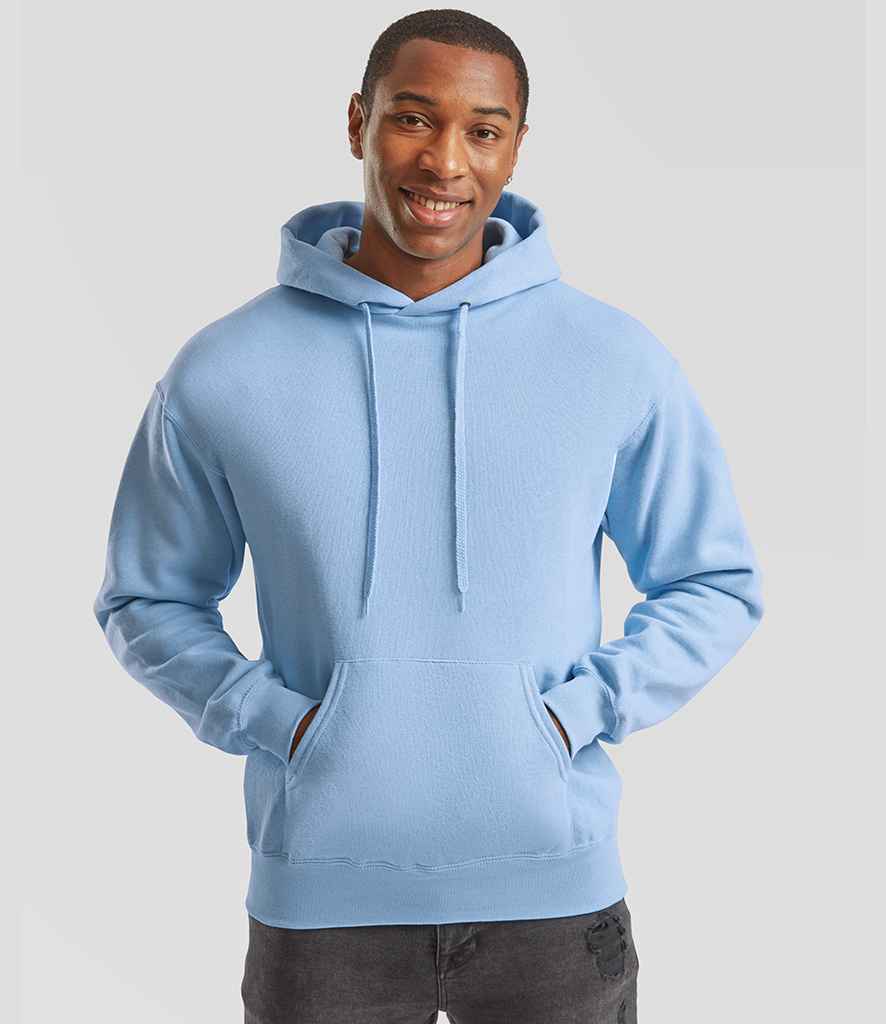 Fruit of the Loom Classic Hooded Sweatshirt | Sky Blue