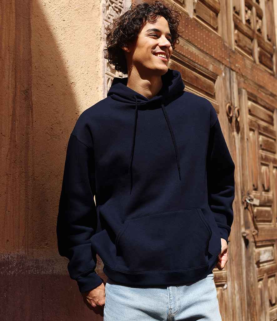 Fruit of the Loom Iconic Premium Hooded Sweatshirt | Deep Navy