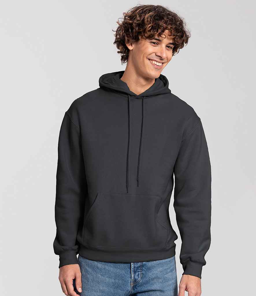 Fruit of the Loom Iconic Premium Hooded Sweatshirt | Light Graphite