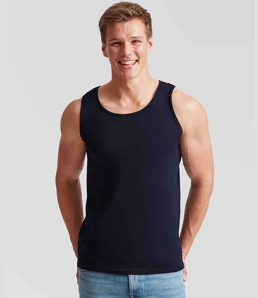 Fruit of the Loom Athletic Vest | Deep Navy