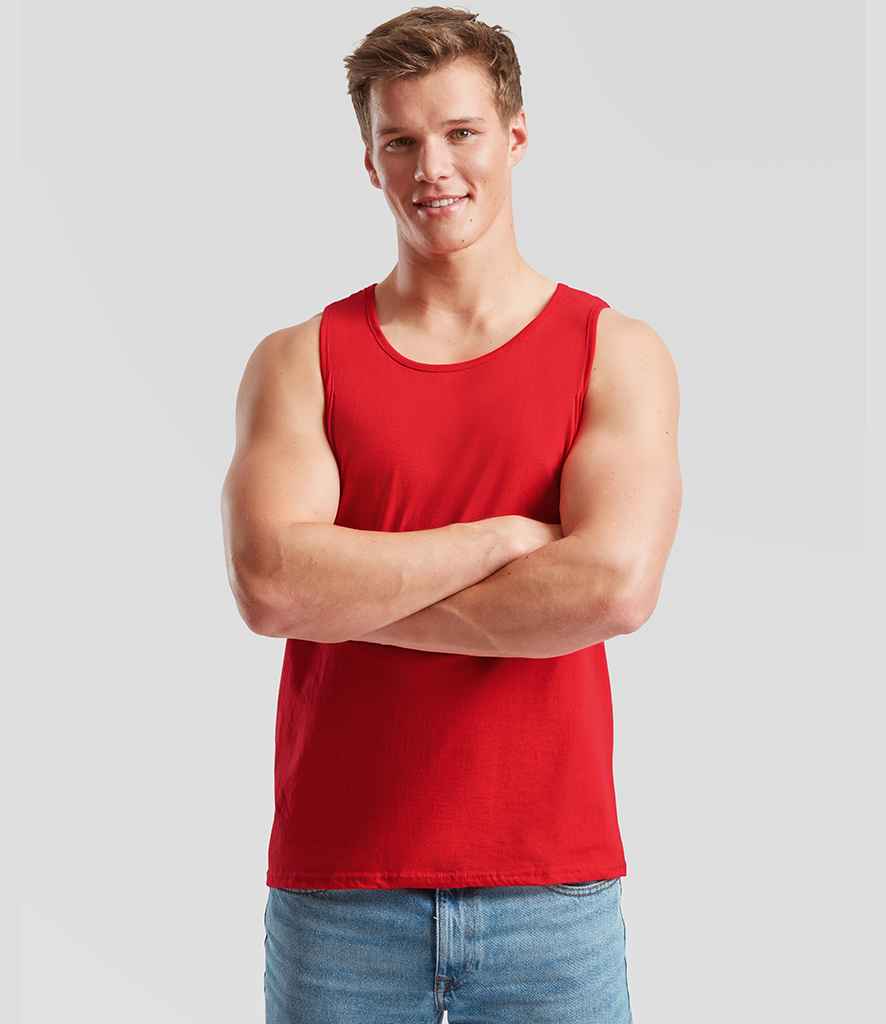 Fruit of the Loom Athletic Vest | Red