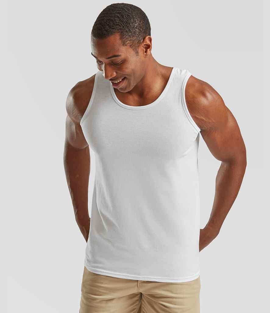 Fruit of the Loom Athletic Vest | White