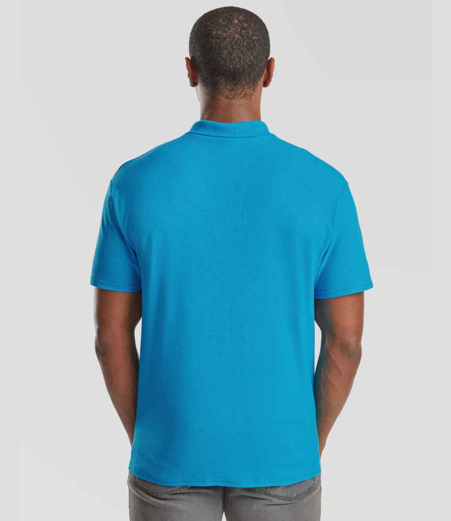 Fruit of the Loom Original Piqué Polo Shirt | Azure