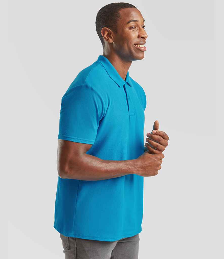 Fruit of the Loom Original Piqué Polo Shirt | Azure